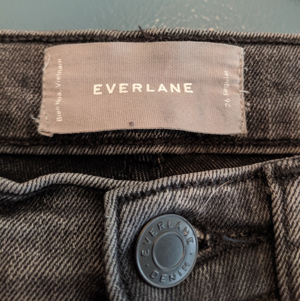 Everlane high waist button fly denim size 26